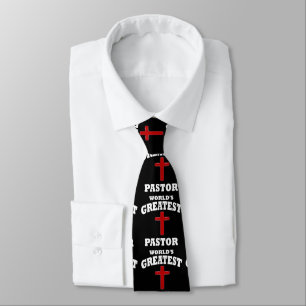 Cravate Croix Rouge Plus Grand Pasteur Necktie