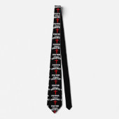 Cravate Croix Rouge Plus Grand Pasteur Necktie (Devant)