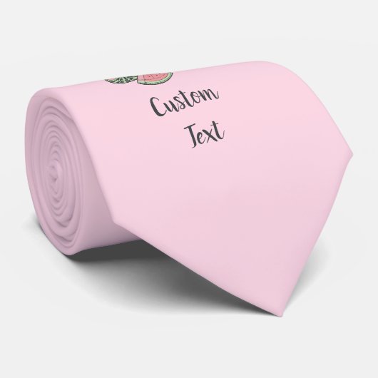 Cravate Croquis de pastèque (Roulé)