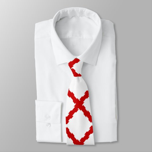 Cravate Cross of Burgundy Flag (Attaché)