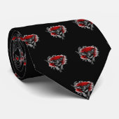Cravate Crows Night (Roulé)