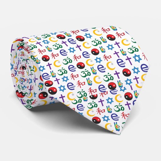 Cravate Croyance du monde (Roulé)