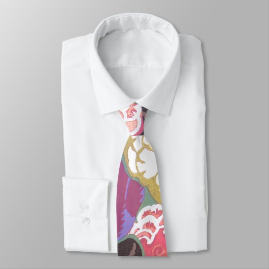 Cravate Cru floral (Attaché)