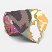 Cravate Cru floral (Roulé)