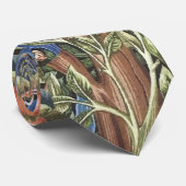 Cravate Cru floral de tapisserie de pivert de William (Roulé)