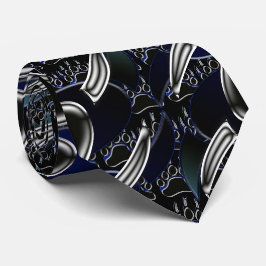 Cravate crue de l'ours grizzli (Roulé)