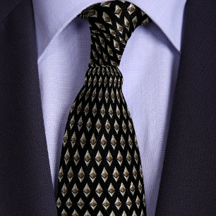 Cravate Cryptomonnaie Ethereum