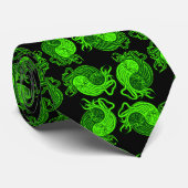 Cravate Cthulhu Yin-Yang (Roulé)