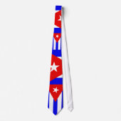 Cravate CUBAINE de DRAPEAU (Devant)