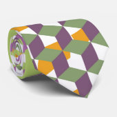 Cravate Cube Géométrique Moderne (Roulé)