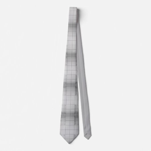 Cravate Cubes Abstraits (Devant)