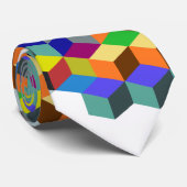 Cravate Cubes en Q (Roulé)