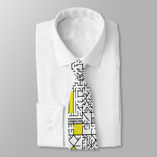 Cravate Cubism Maze (Attaché)