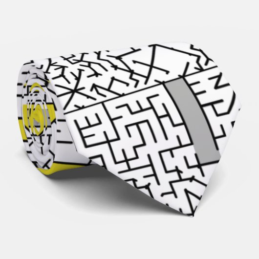 Cravate Cubism Maze (Roulé)