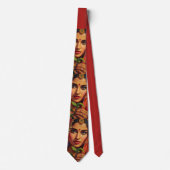 Cravate Cueilleuse de thé indienne (Devant)