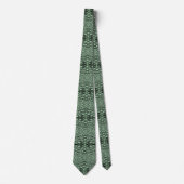 Cravate Cuir Alligator Vert (Devant)