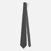 Cravate Cuir Faux Gris (Devant)