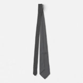 Cravate Cuir Faux Gris (Dos)
