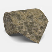 Cravate Cuir Look Snakeskin (33) (Roulé)