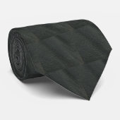 Cravate Cuir noir (Roulé)