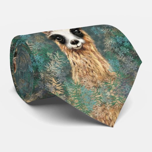 Cravate Curieuse Llama Bébée - Cute (Roulé)