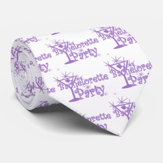 Cravate CurlMartiBachettePpurp (Roulé)