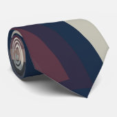 Cravate Curves in Brown and Gray (Roulé)