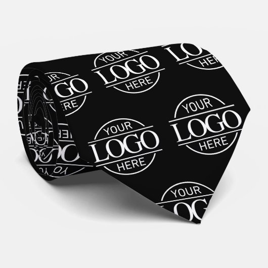 Cravate Custom Branding Business Logo Pattern Promotional (Roulé)