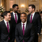 Cravate Custom Color Geometric 3D Cube Pattern