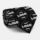Cravate Custom Logo Tie - Professional Branded Necktie (Roulé)