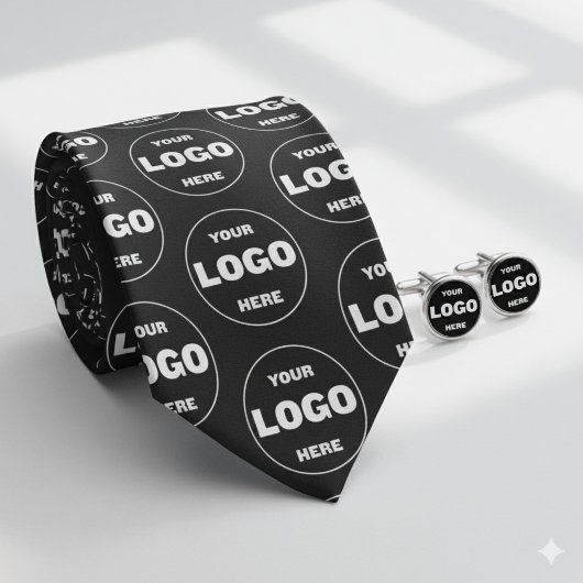 Cravate Custom Logo Tie - Professional Branded Necktie