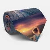 Cravate Custom Personalized Photo  (Roulé)