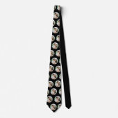 Cravate Custom Photo Pattern Wedding Tie, Personalised  (Devant)