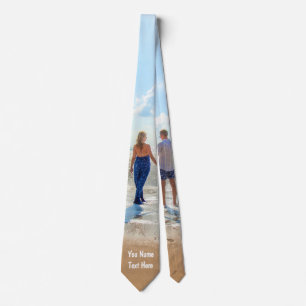 Cravate Custom Photo Text Name Neck Tie Your Love Photos