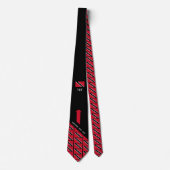 Cravate Custom TRINIDAD FLAG Monogram Neck Tie (Devant)