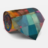 Cravate Custom Vivid Abstract Geometric Art  (Roulé)