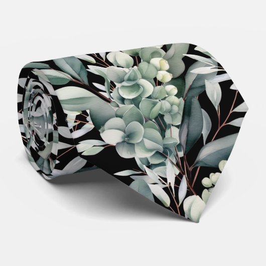 Cravate Custom Wedding Name on Back of Neck Tie (Roulé)