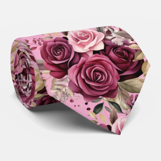 Cravate Custom Wedding Name on Back of Neck Tie (Roulé)