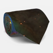 Cravate Custome monogram initials Carina Nebula Pillars (Roulé)