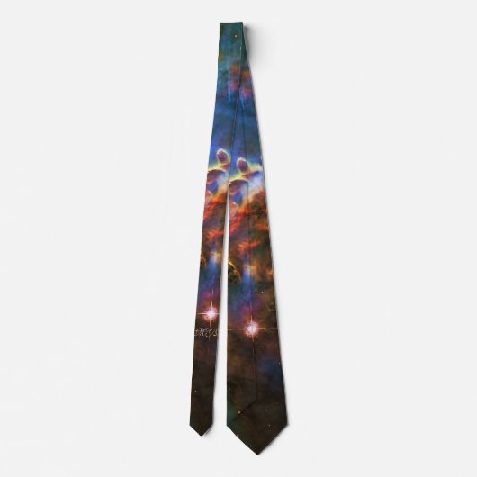 Cravate Custome monogram initials Carina Nebula Pillars (Dos)