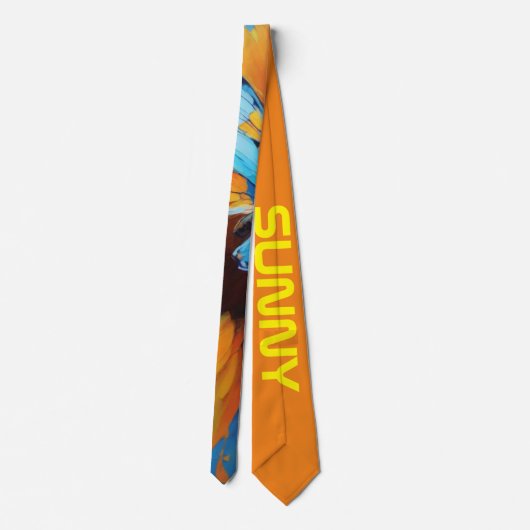 Cravate Customisez votre nom (Dos)