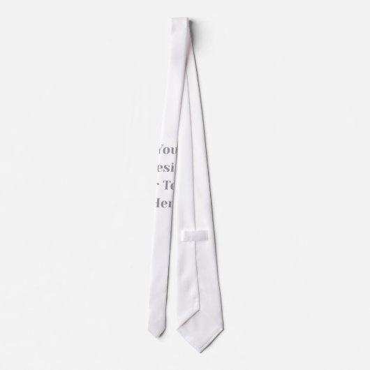 Cravate Customizable Your Design or Text Here Personalized (Dos)