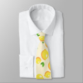 Cravate Customize Citron Pattern (Attaché)