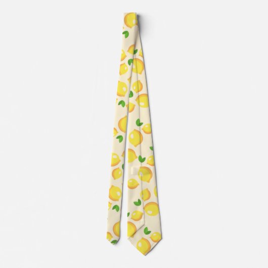 Cravate Customize Citron Pattern (Dos)