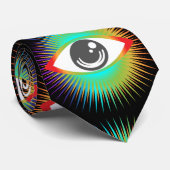 Cravate Cute All-Visualiser Alien Oeil Thunder_Cove (Roulé)