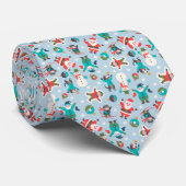 Cravate Cute and funny Non-Directional Christmas Ditsy (Roulé)