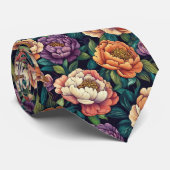 Cravate Cute Best Gifts For Men Peonies Flower (Roulé)