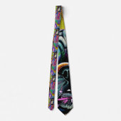 Cravate Cute Brindle French Bulldog Necktie (Dos)