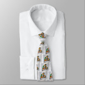 Cravate Cute Caique Parrot Pair Bird (Attaché)