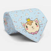 Cravate Cute chat (Roulé)